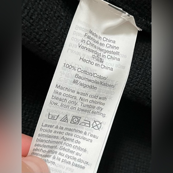 Jcrew Factory long sweater blazer open front cardigan black size small - Picture 4 of 9